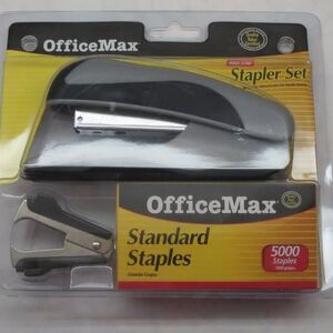 Stapler, Staples, Staple Remover Set